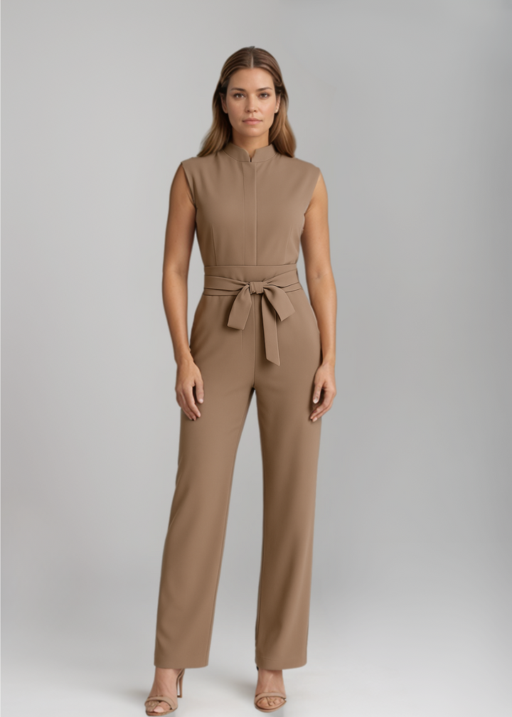 Elin - Timeless Belted Jumpsuit