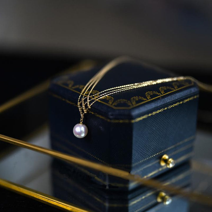Japanese Akoya Pearl Lace Necklace