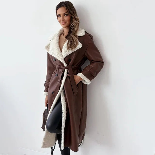Vivianne - Elegant Shearling Jacket