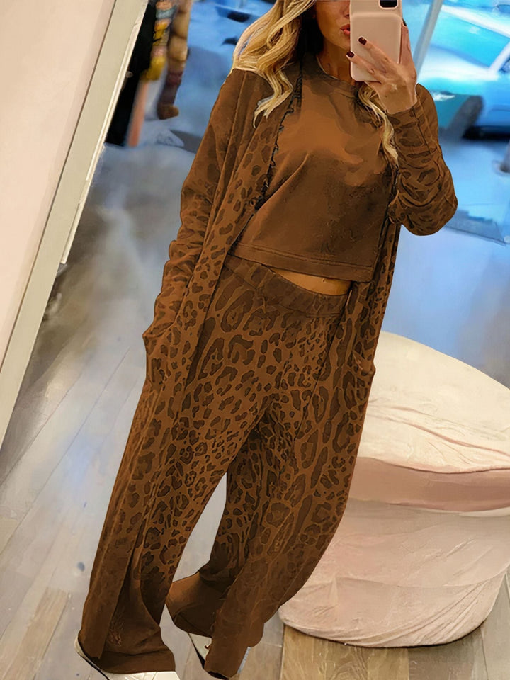 Raya - Leopard Lounge Set