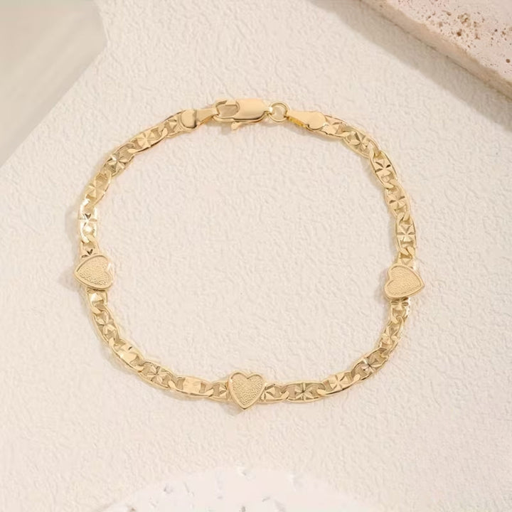 Xyra - Heart Chain Bracelet