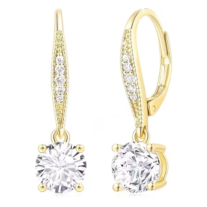 Terra - Fashion Crystal Rounded Earrings