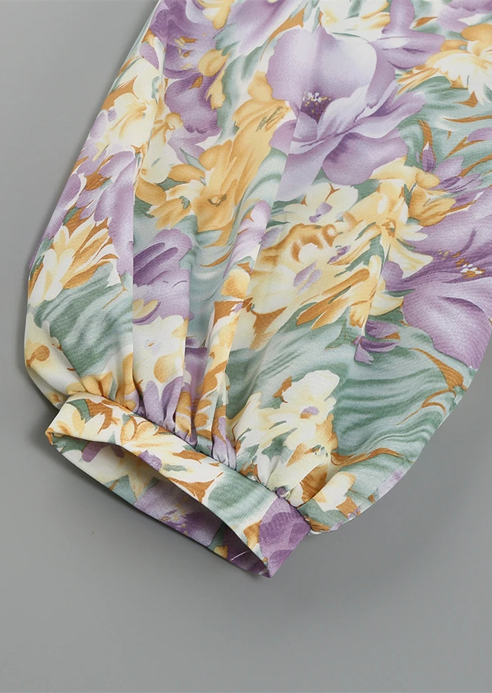 Vallia - One Shoulder Bloom Dress