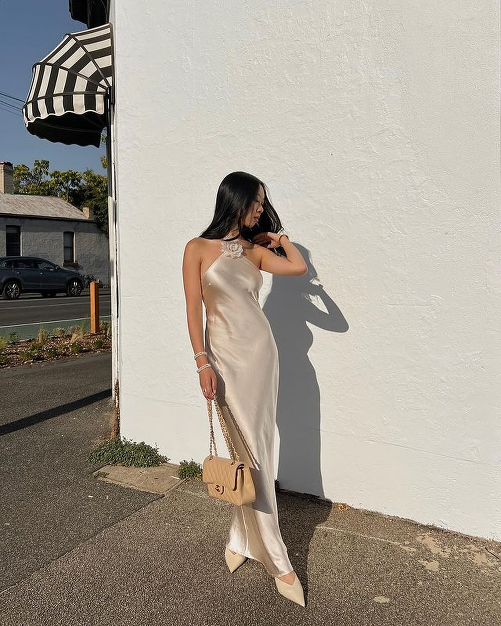 Rosalyn – Petal Neck Dress