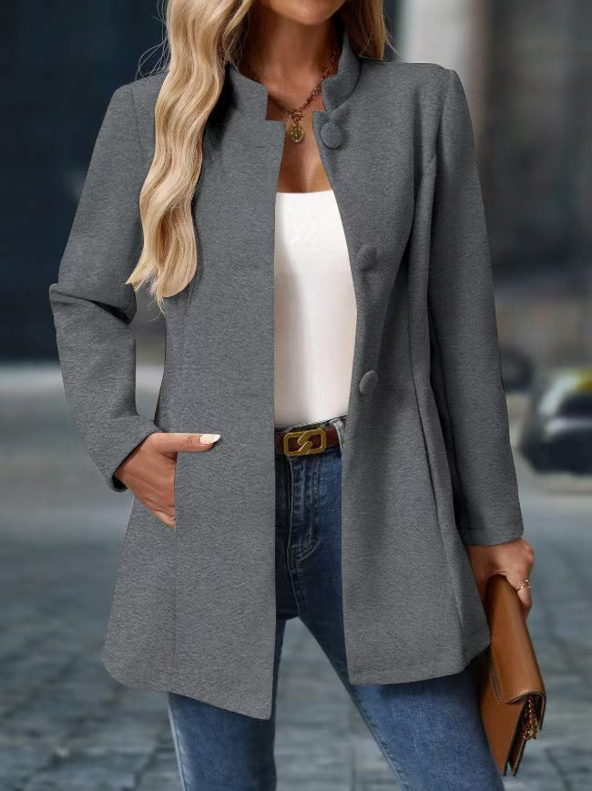 Clarissa - Polished Button Jacket