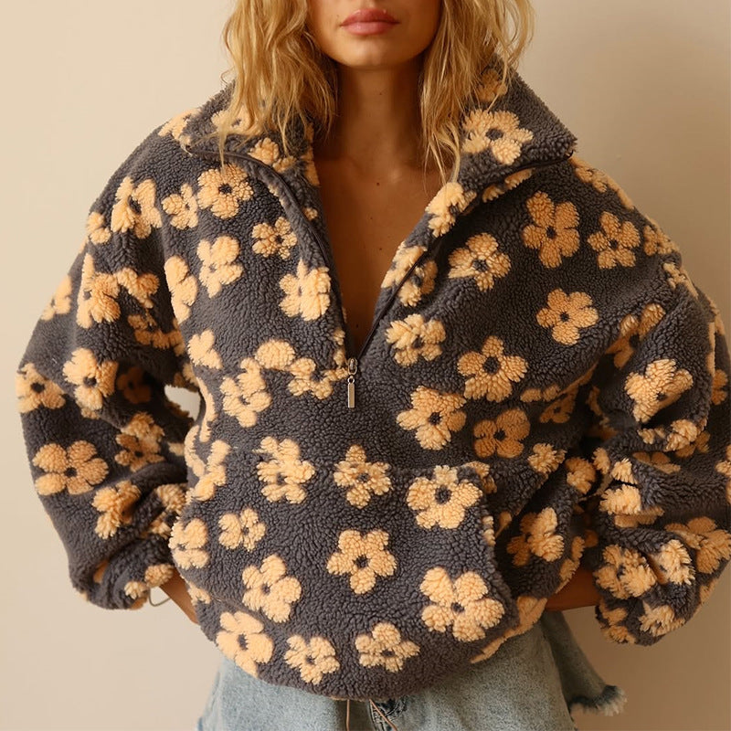 Rylie - Cozy Floral Sweater