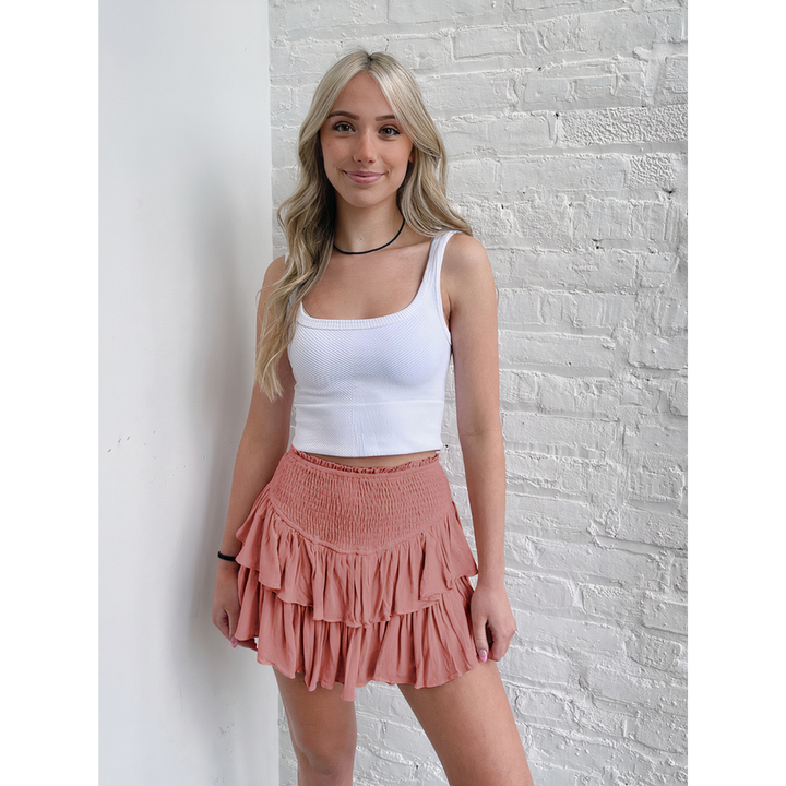 Vyvan - Chic Ruffled Skirt