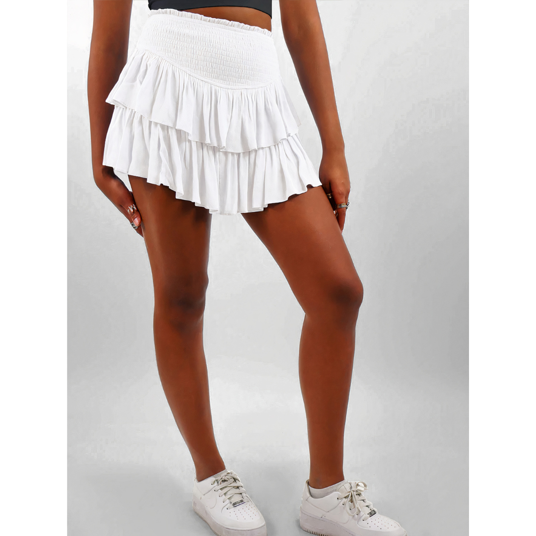 Vyvan - Chic Ruffled Skirt