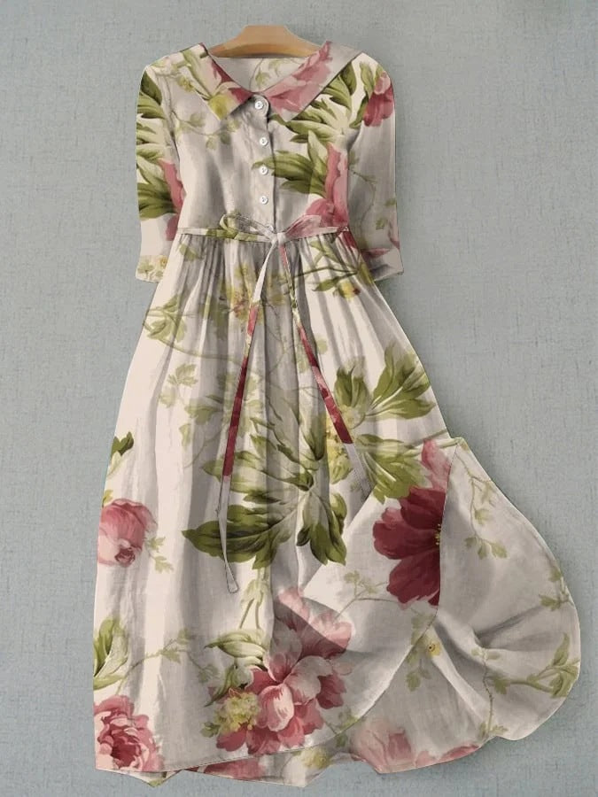 Rosalinda - Flower Printed Dress