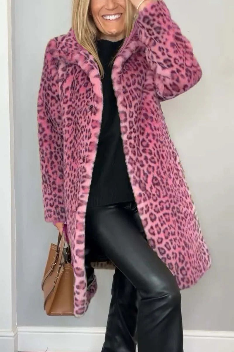 Sharmaine - Leopard Print Coat