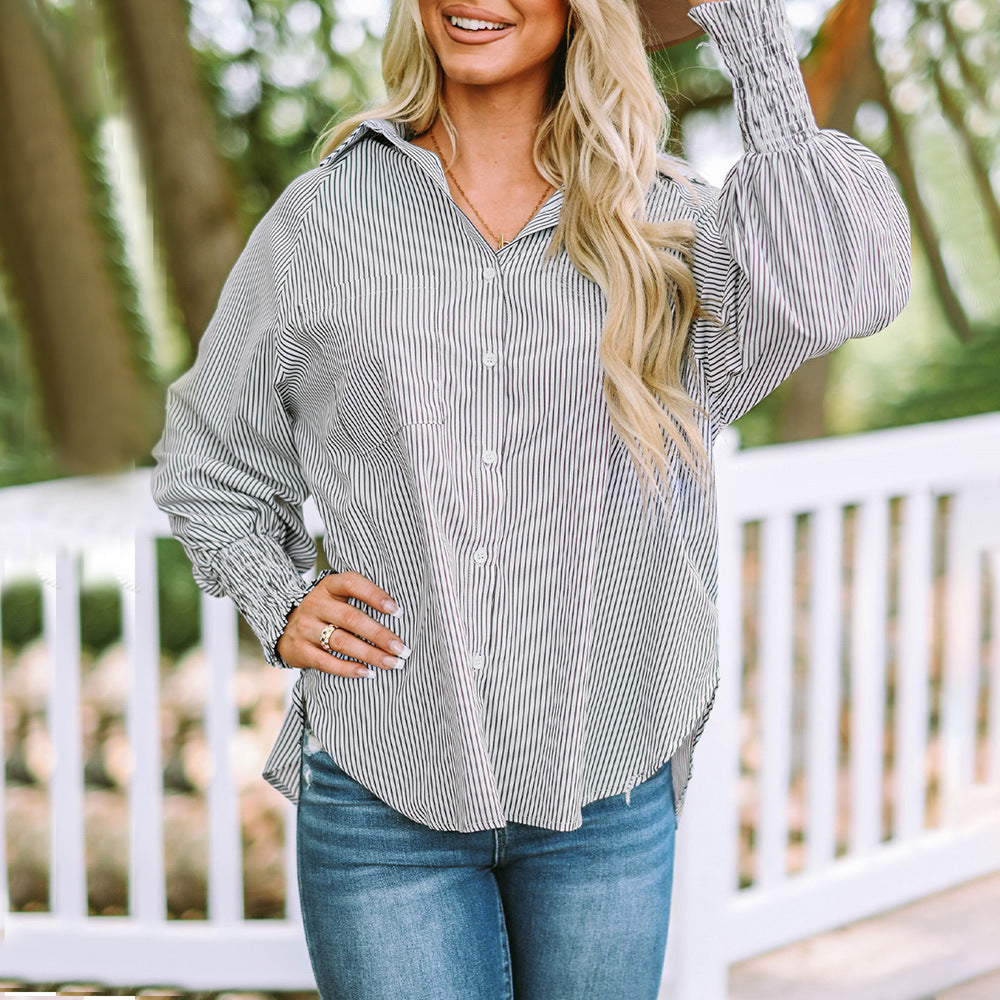 Evelyna - Stripe Relaxed Shirt