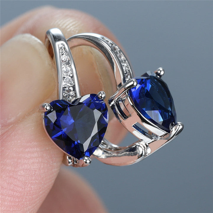 Lunara - Celestial Heart Earrings