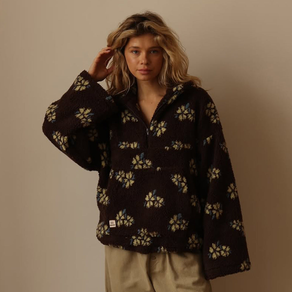 Kiana - Cozy Floral Sweater