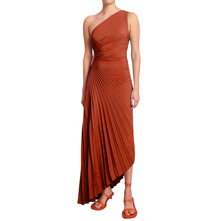 Zerina - Pleated Elegance Dress