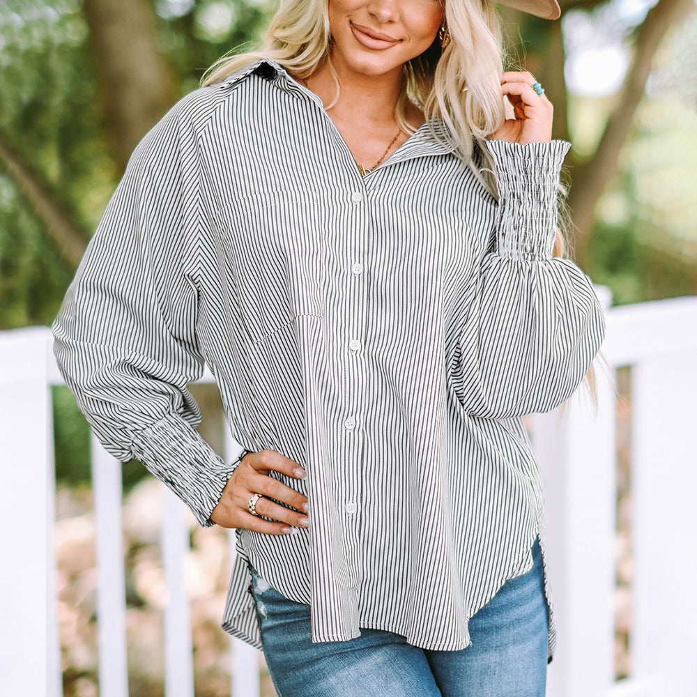 Evelyna - Stripe Relaxed Shirt