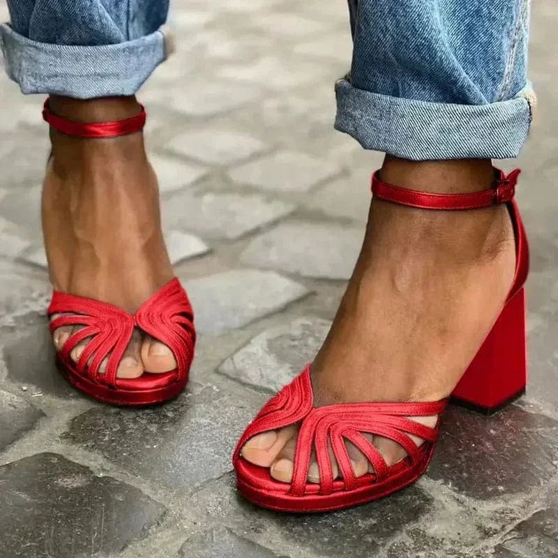 Zahra - Gilded Edge Heels