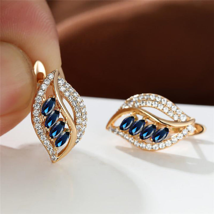 Isola - Radiant Leaf Earrings