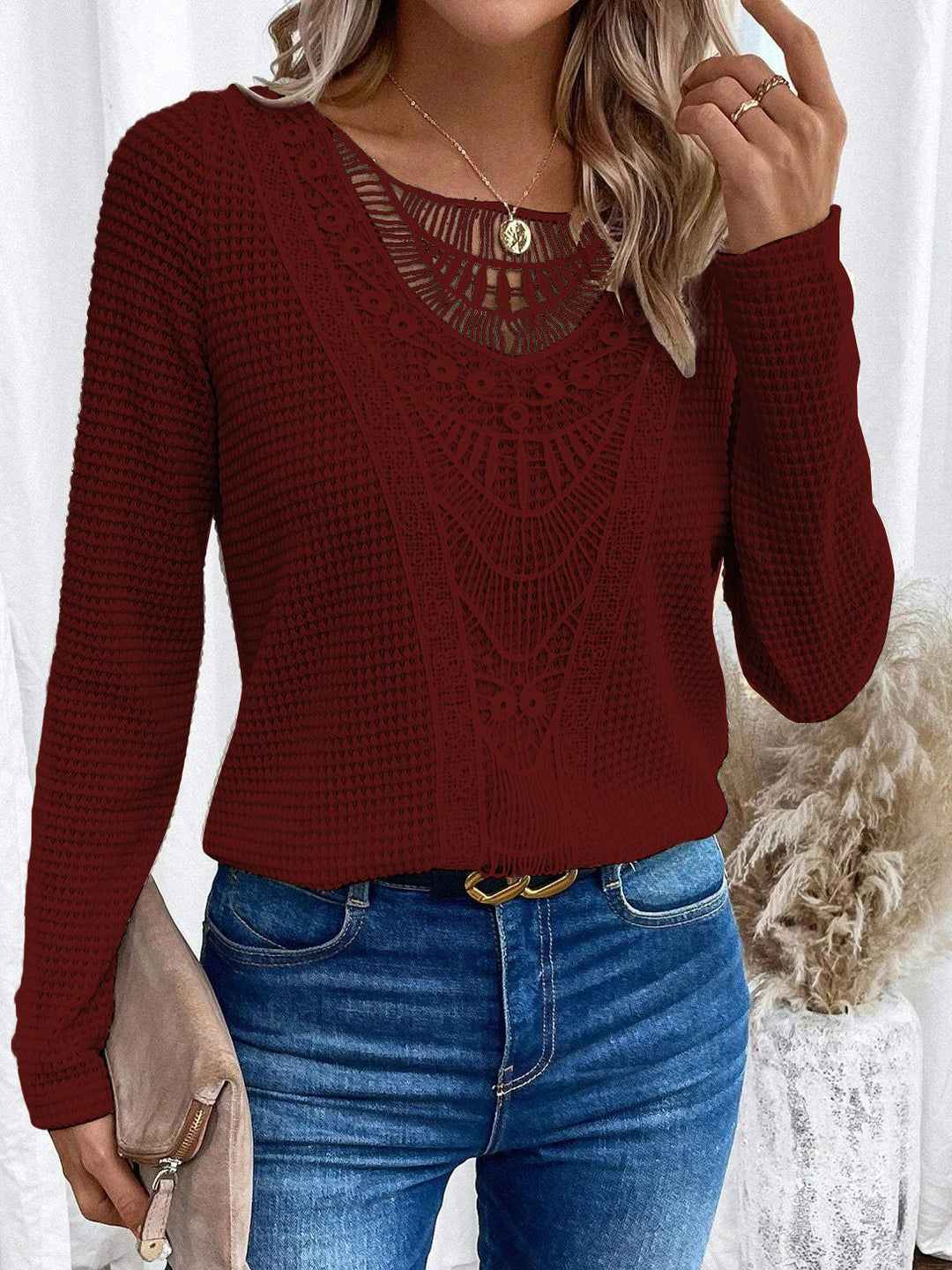 Nyra - Boho Lace Top