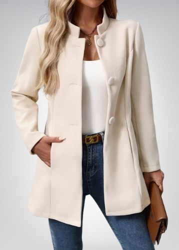 Clarissa - Polished Button Jacket