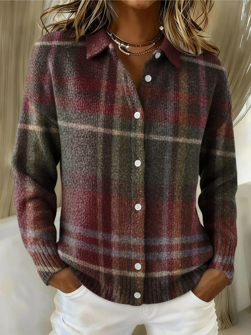 Rowenna - Plaid Classic Blouse