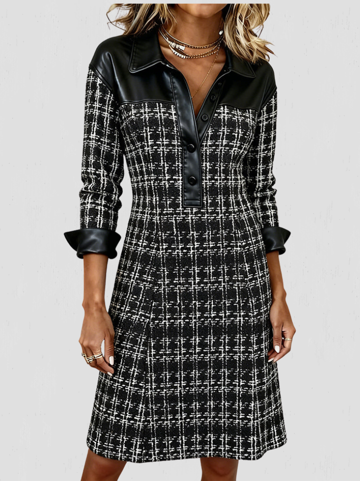 Abbey - Classic Monochrome Dress