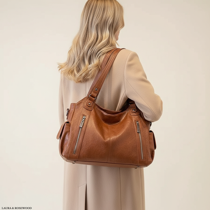 Emilie - Vintage Zippered Bag