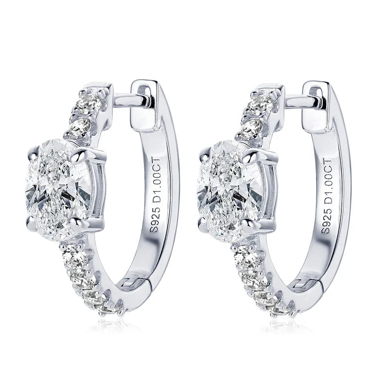 Cassie - Hoop Crystal Earrings