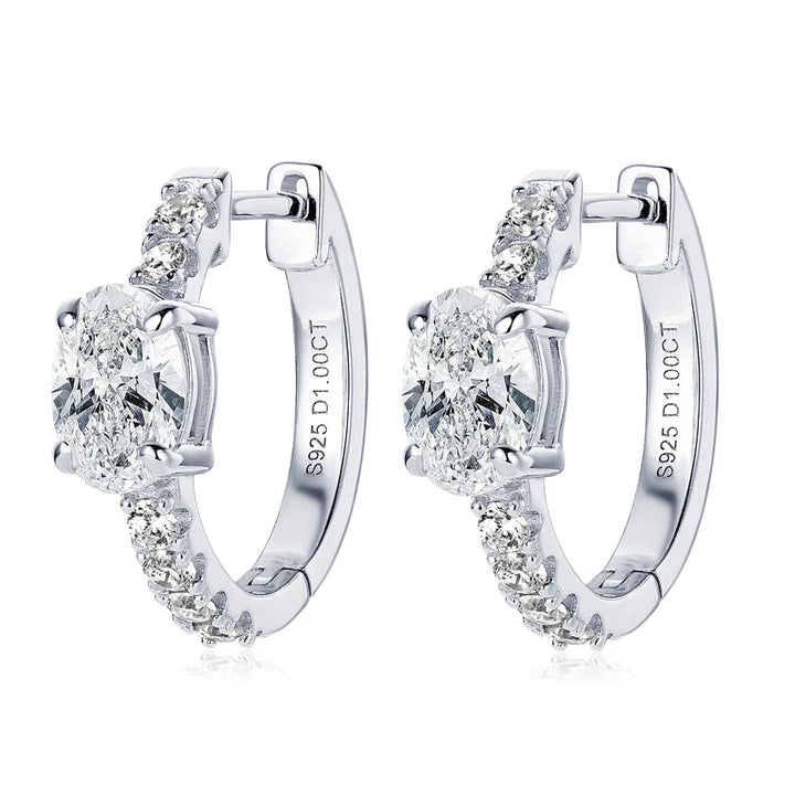 Cassie - Hoop Crystal Earrings