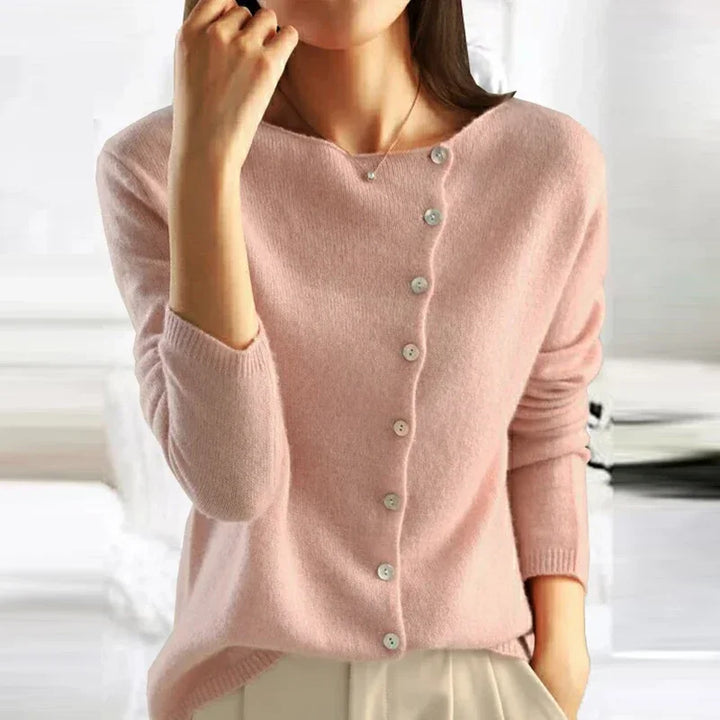 Amalia - Casual Buttoned Sweater
