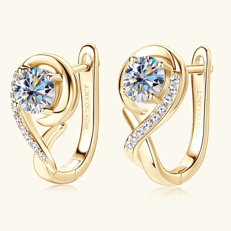 Venna - Crystal Flower Earrings