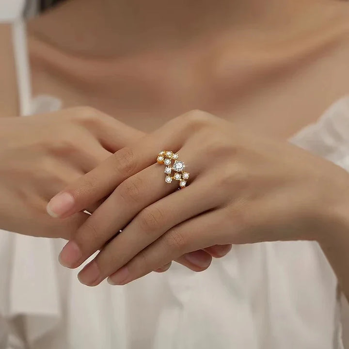 Prinsyl - Stylish Crystal Ring