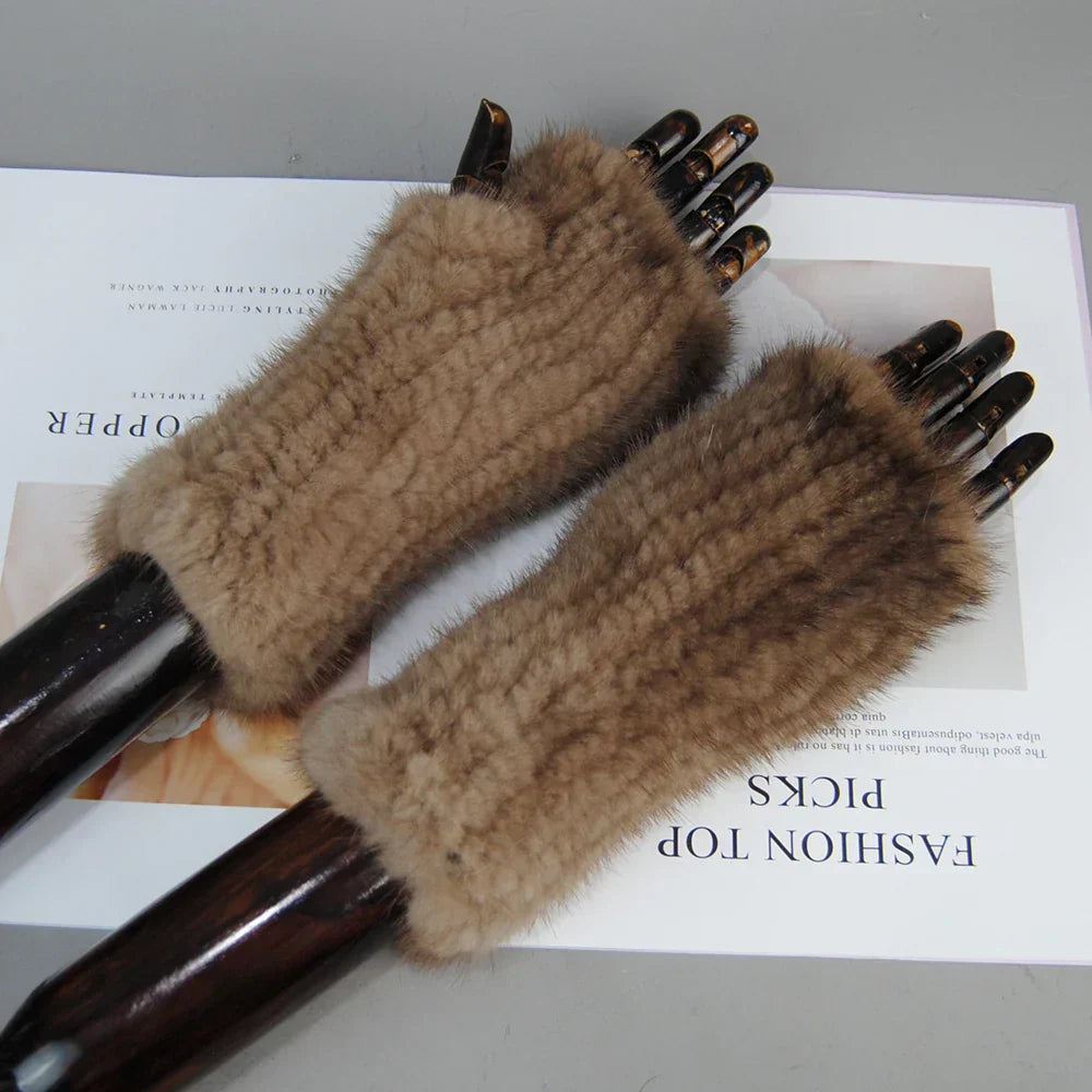 Noelle - Faux Fur Gloves