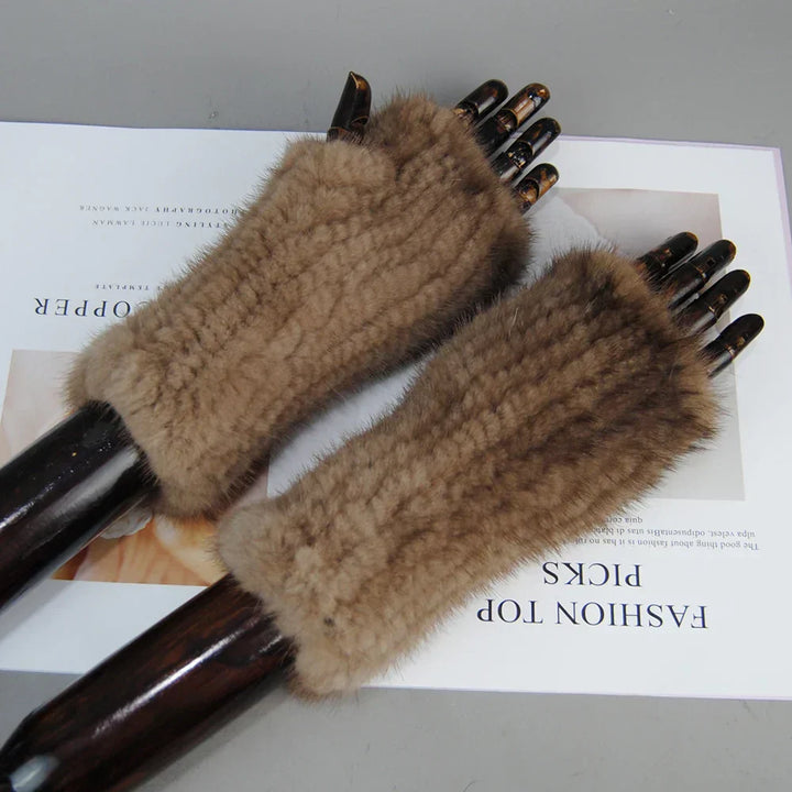 Noelle - Faux Fur Gloves