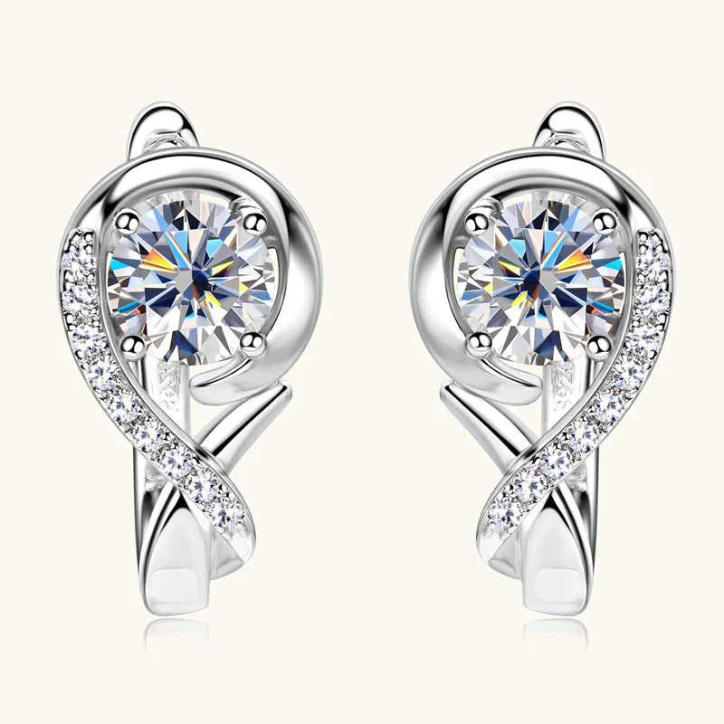 Venna - Crystal Flower Earrings