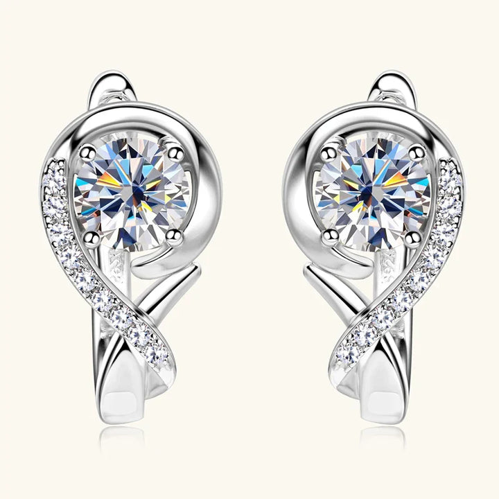 Venna - Crystal Flower Earrings