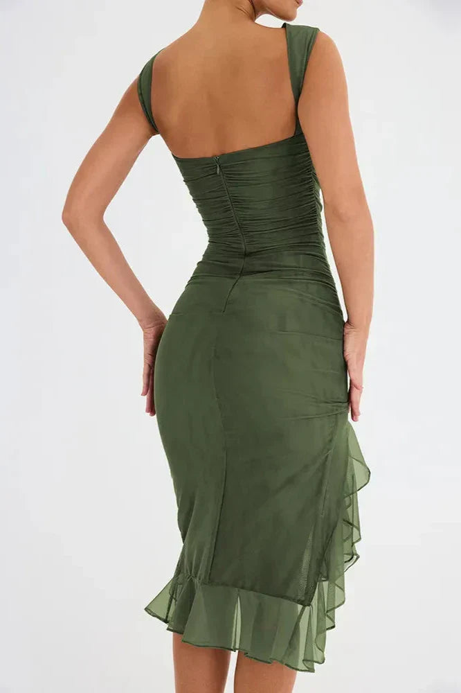 Elowen - Ruffle Hem Dress