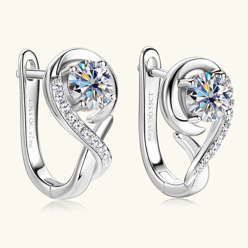 Venna - Crystal Flower Earrings