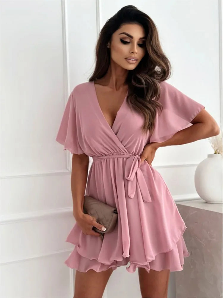 Alba - Elegant Mini Dress