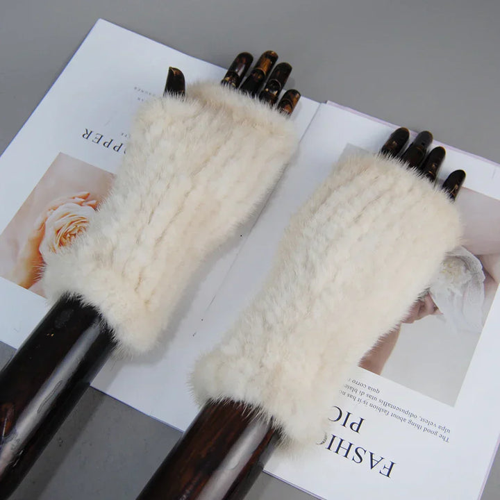 Noelle - Faux Fur Gloves
