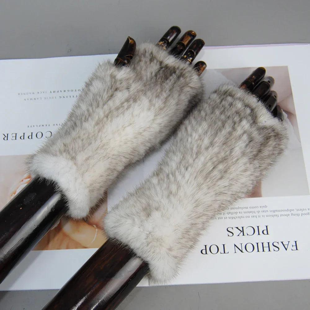 Noelle - Faux Fur Gloves