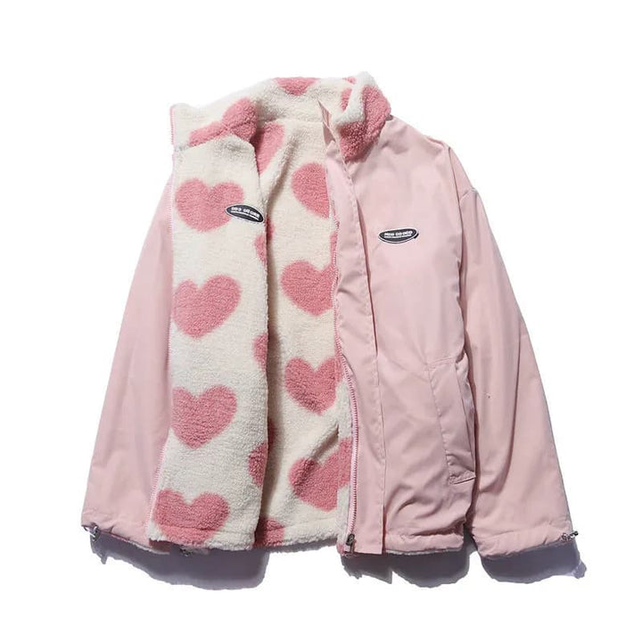 Amara - Heart-Lined Cozy Jacket