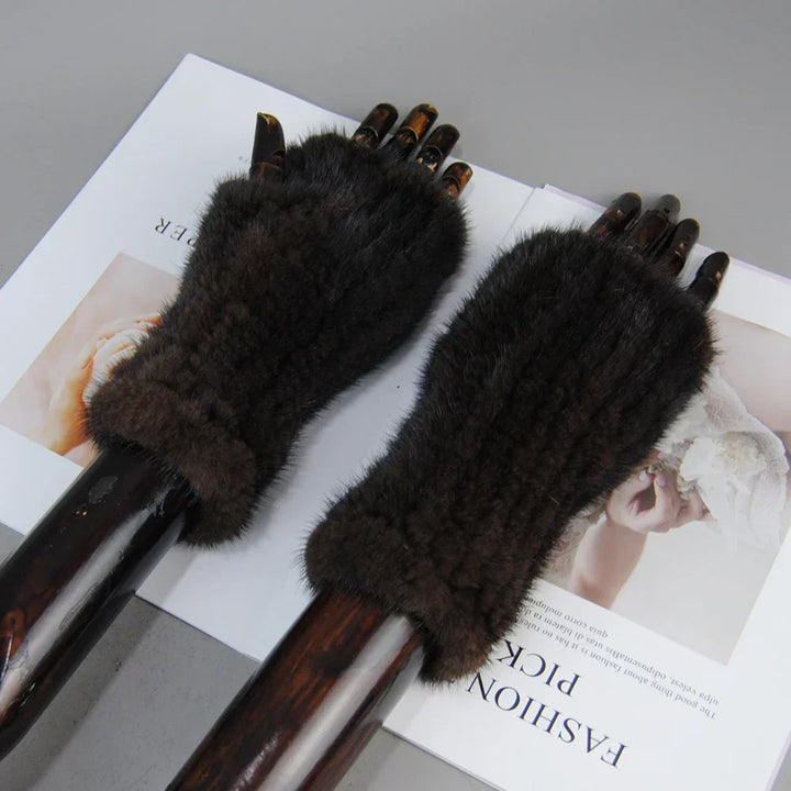 Noelle - Faux Fur Gloves
