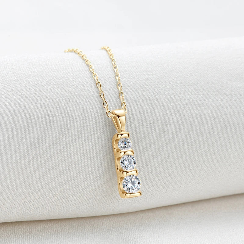 Hanna - Triple Inlaid Spark Necklace