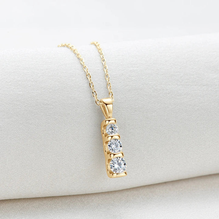 Hanna - Triple Inlaid Spark Necklace