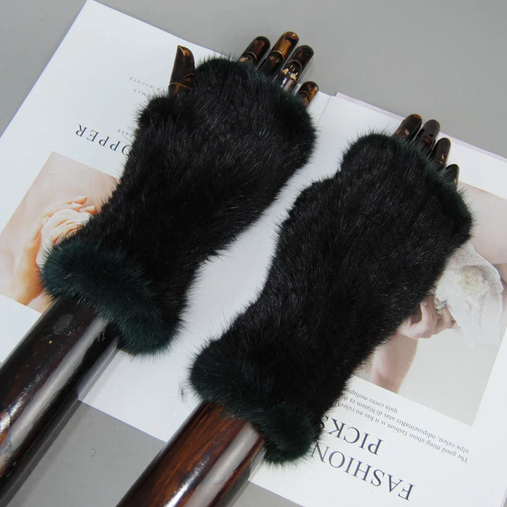Noelle - Faux Fur Gloves