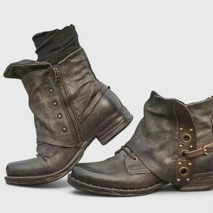 Savannah - Bold Rivet Boots