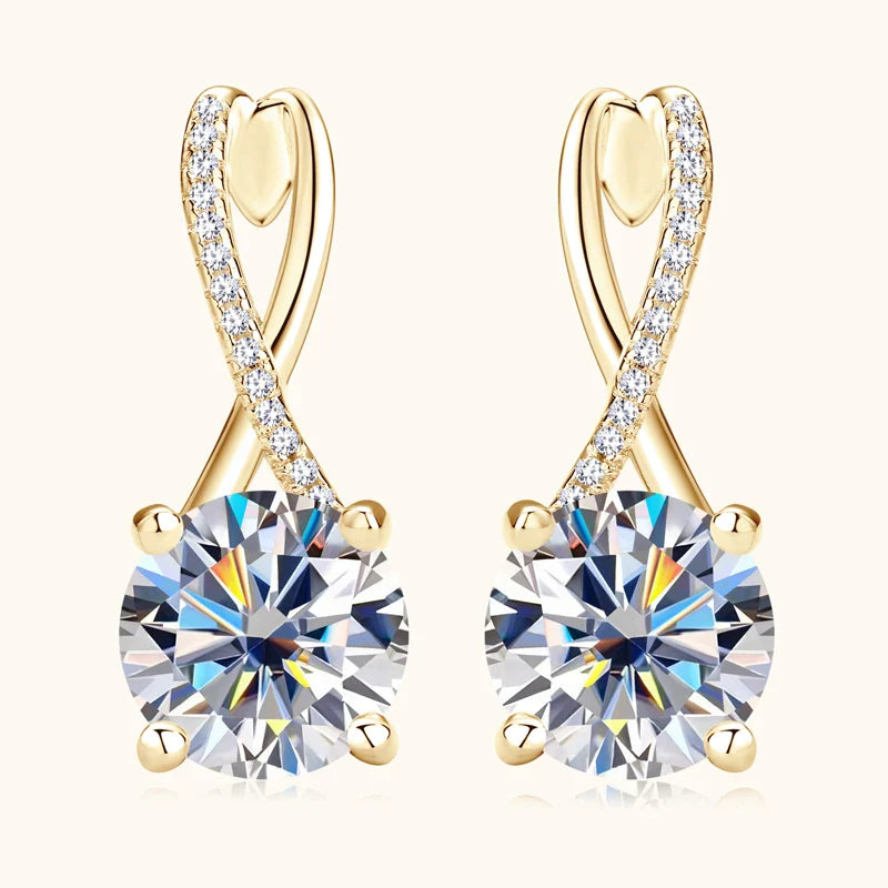 Wanda - Crystal Drop Earrings