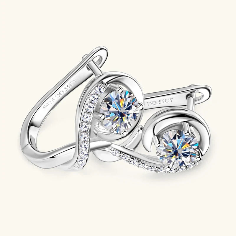 Venna - Crystal Flower Earrings