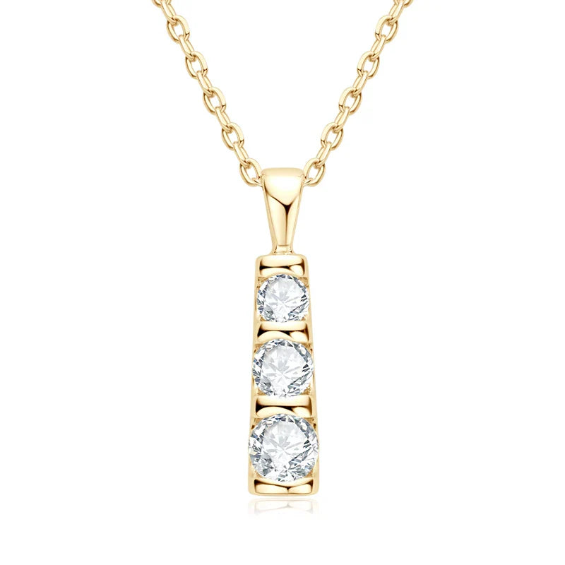 Hanna - Triple Inlaid Spark Necklace