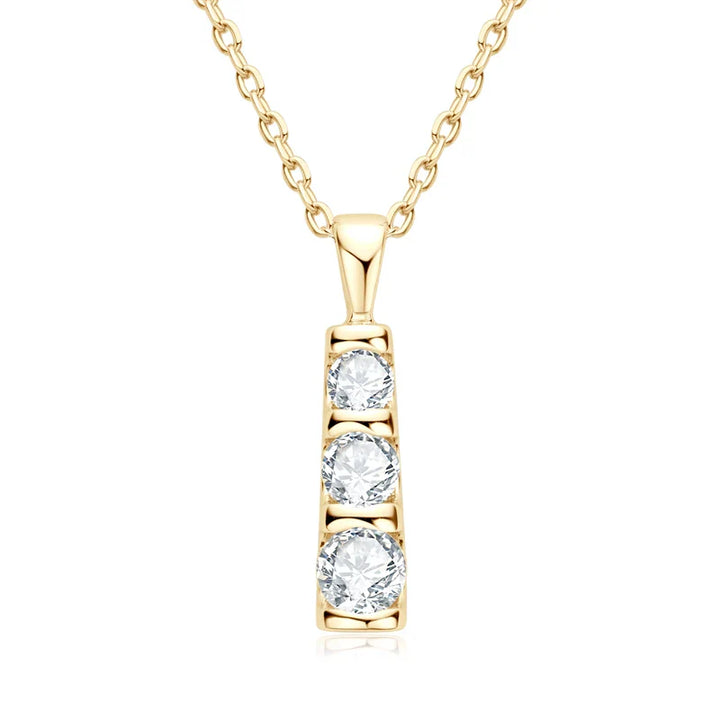 Hanna - Triple Inlaid Spark Necklace